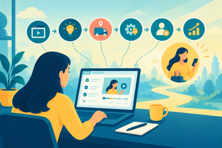 A user navigating a clean digital software dashboard with interactive welcome tooltips, representing effective customer onboarding